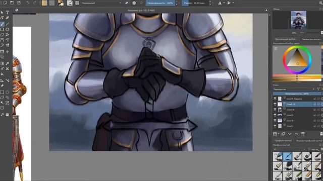 Паладин - Персонаж D&D [Speed Painting] смотреть онлайн