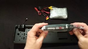 Номерная рамка с камерой и парктрониками