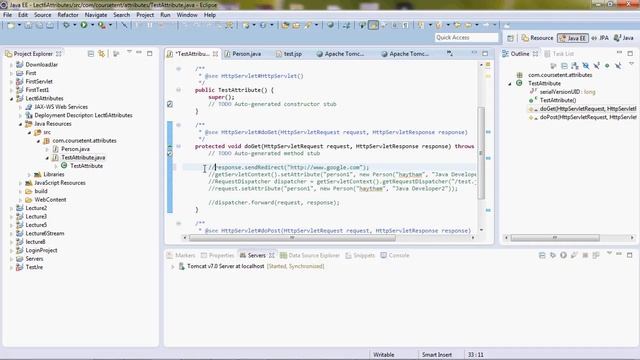 J2ee Course Arabic (JSP&Servlet) Request Dispatched and Response Redirect lec 7 part1 смотреть онлайн