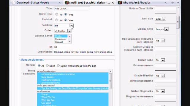Adding Social Networking Links to your Joomla Website смотреть онлайн
