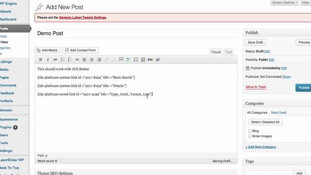 How to Insert IDX Broker Widgets and Links to WordPress Real Estate смотреть онлайн
