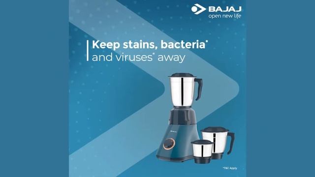 Bajaj 550W Splendora 3 Jars Mixer Grinder Rs.3,395 Blue and Copper | Review | 2022 Model | Unboxing смотреть онлайн