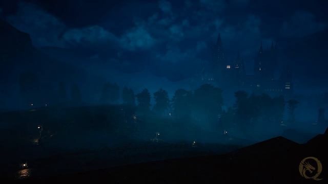 Hogwarts Fall Ambience Pumpkin Patch Background смотреть онлайн