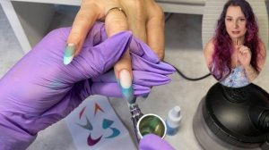 Мастер-класс «Как сделать градиент аэрографом и эффектный френч»