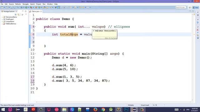 64. Variable length arguments to method in Java - Pashto смотреть онлайн