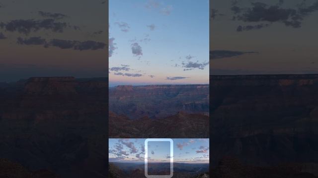 A panorama of the Grand Canyon at dawn #photography смотреть онлайн