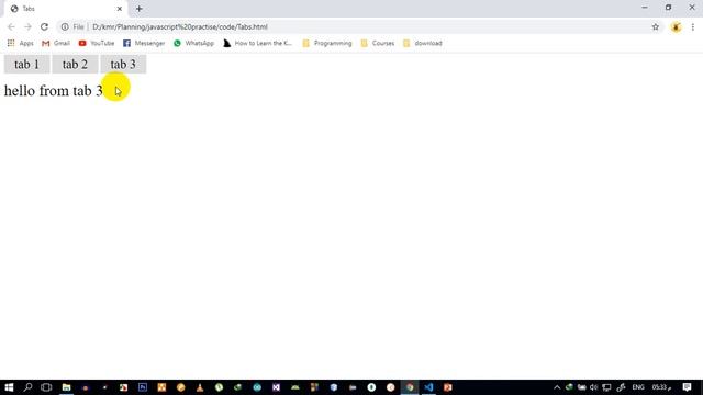 [Arabic] JavaScript DOM Practice #2- Tabs смотреть онлайн