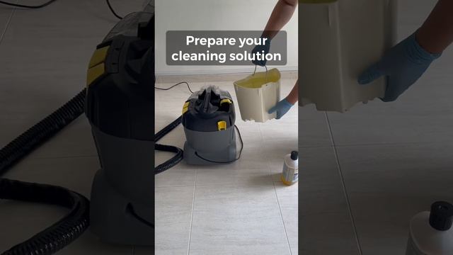 Karcher Puzzi 8/1 C - Prepare Your Cleaning Solution смотреть онлайн