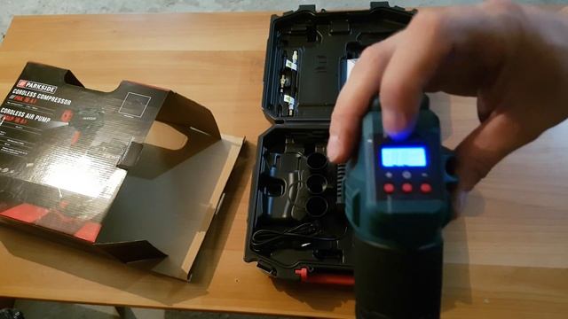 Parkside Cordless Compressor Cordless Pump 16 VOLT Unboxing смотреть онлайн