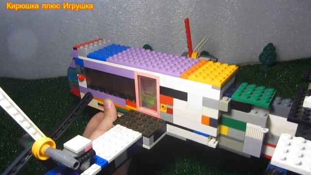 LEGO самоделка самолет/ Обзор самолета из конструктора лего/ build lego смотреть онлайн