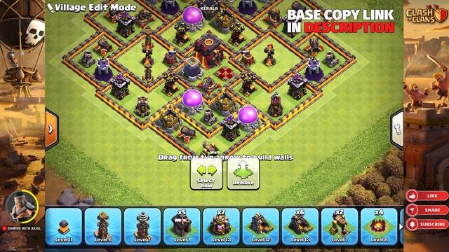 NEW BEST! TH10 base Copy Link! COC Town Hall 10 Hybrid/Trophy/Farming base - Clash of Clans смотреть онлайн