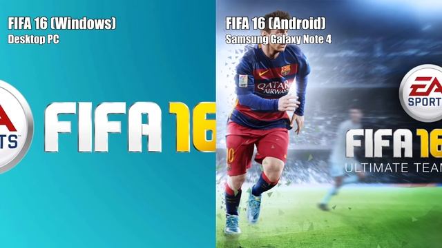 FIFA 16 - mobile (Android) vs PC comparison смотреть онлайн