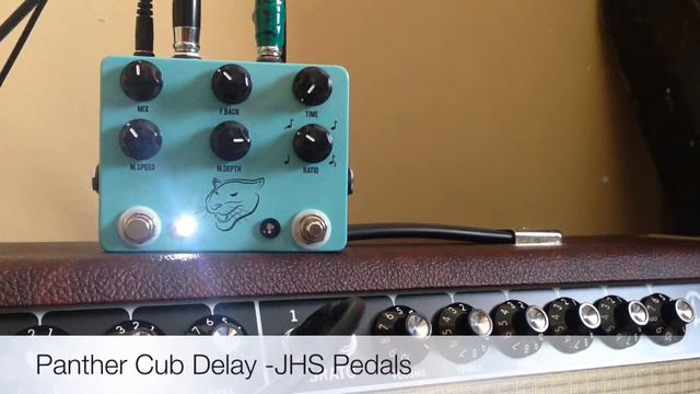 JHS Pedals Panther Cub Delay / Fender Deluxe Reverb FSR / Carvin CS6 смотреть онлайн