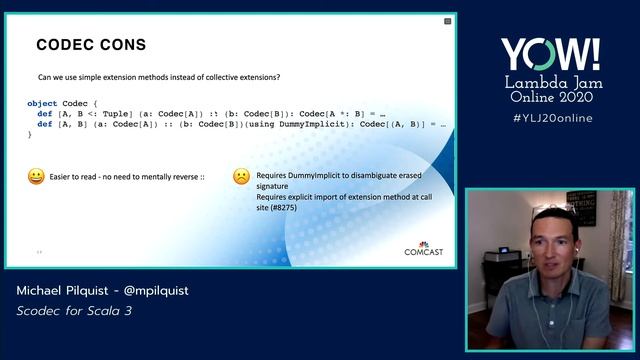 YOW! Lambda Jam 2020 - Michael Pilquist - Scodec for Scala 3 смотреть онлайн