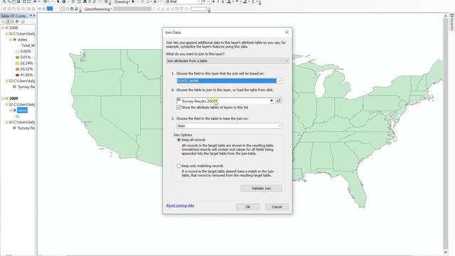 Join Excel table to Shapefile in Arcmap смотреть онлайн
