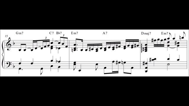 [ballad jazz piano] When Sunny Gets Blue (sheet music) смотреть онлайн