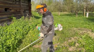 Усиленный триммер для резки травы и кустарника