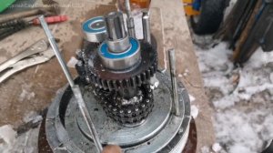 Ремонт реверса мотобуксировщика,,Лидер-3,,