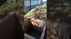 Заливка плиты, над ямой!