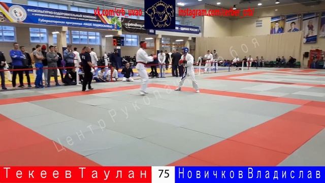 Чемпионат г. Москвы по Рукопашному Бою 2018 г. Текеев Таулан-Новичков Владислав 75 кг смотреть онлайн