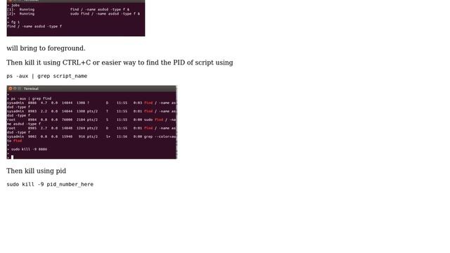 Unix & Linux: Killing a shell script running in background (4 Solutions!!) смотреть онлайн
