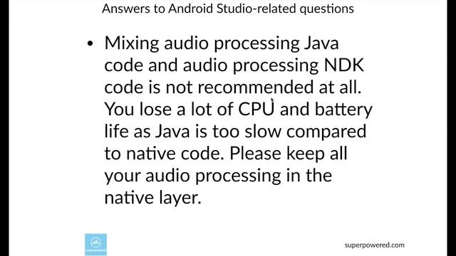 Mixing Java code and native audio code in Android NDK? смотреть онлайн