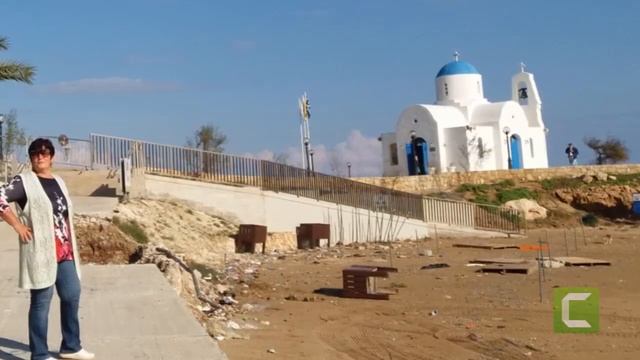 КИПР ПРОТАРАС. ПРОГУЛКА У МОРЯ В ДЕНЬ СВ НИКОЛАЯ. смотреть онлайн