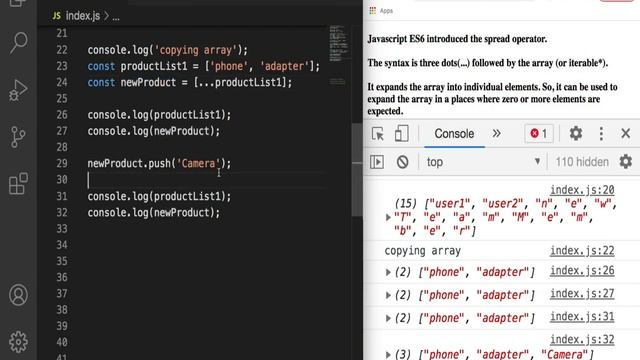 ES6 Tutorial #6: Spread Operator in Javascript | ES6 Feature| Modern Javascript 2021 смотреть онлайн