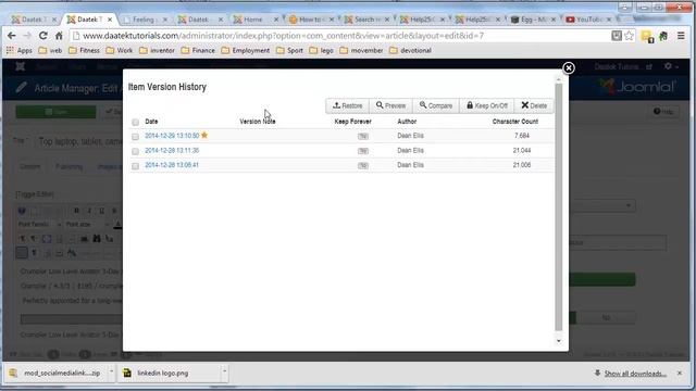 Joomla 3 Tutorials: Article options, Editing Layout смотреть онлайн