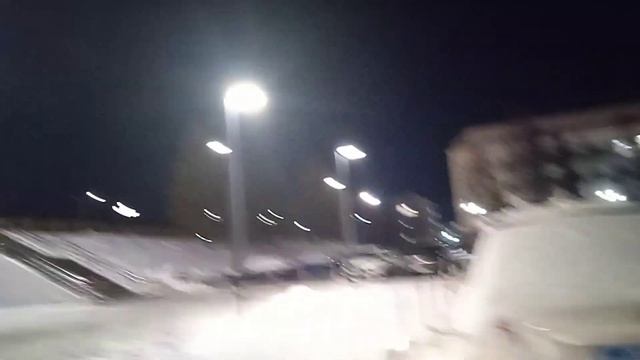 Архангельск?Зимний вечер ❄?Вечерний Архангельск ???Благоустройство территории ЖД вокзала?? смотреть онлайн