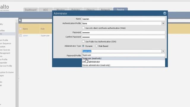 Create New Admin Account in Palo Alto Firewall смотреть онлайн
