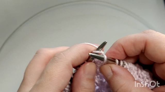 Ажурный узор спицами. смотреть онлайн