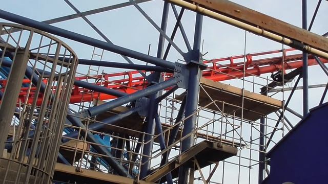 Blackpool Pleasure Beach ICON Construction Update January 2018 смотреть онлайн