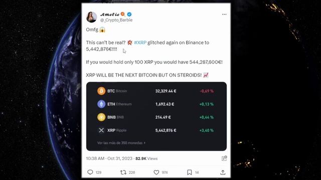 XRP RIPPLE MAJOR PRICE GLITCH €5,442,876 !!! BUCKLE TF UP IT'S FINALLY HAPPENING !!! смотреть онлайн