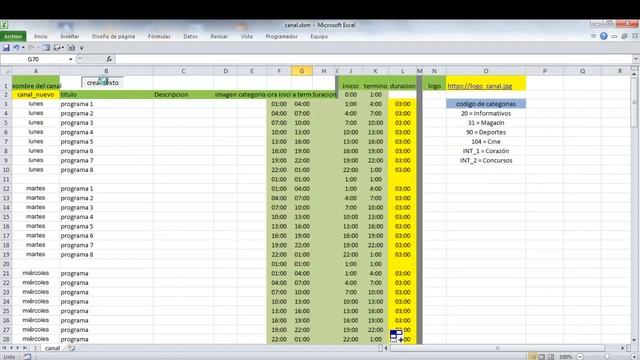 Creacion de archivo json con Excel смотреть онлайн