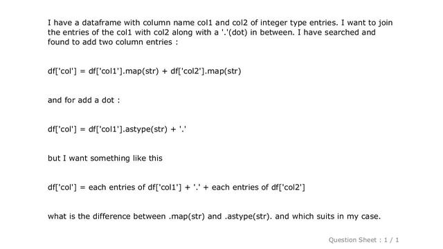 Pandas : what is difference between .map(str) and .astype(str) in dataframe смотреть онлайн