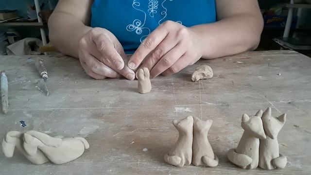 Фигурки из глины