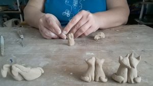 Фигурки из глины