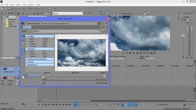 Как приблизить и отдалить видео в Sony Vegas. Как сделать Zoom #10 смотреть онлайн