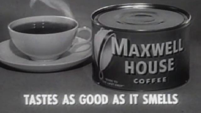 Old Maxwell House Coffee Commercial смотреть онлайн