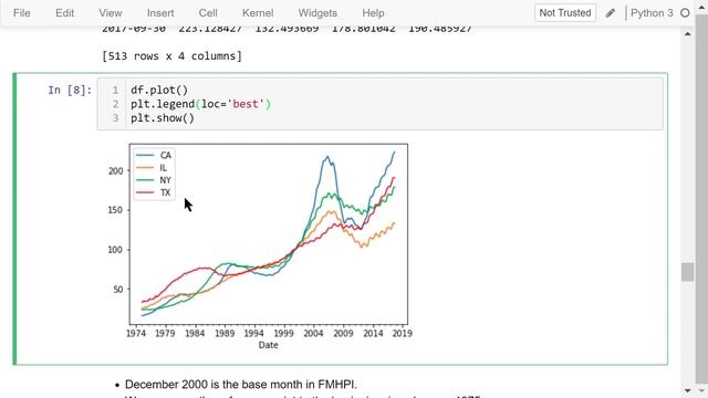 Engineering Python 16C: Pandas Examples - Housing Market and Unemployment смотреть онлайн