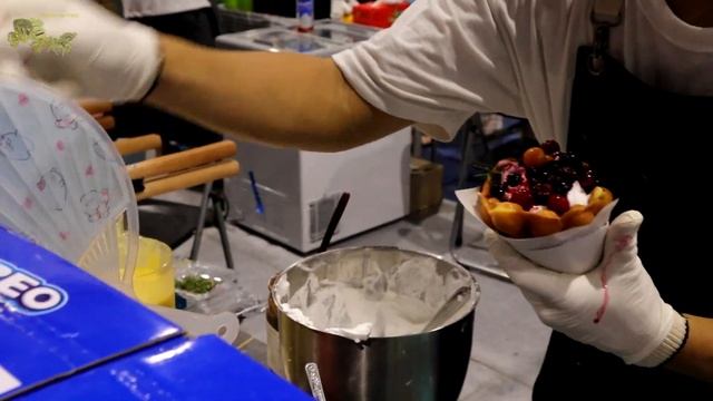 2019 서울 디저트페어 홍콩와플 / Hong Kong Waffle / 한국 길거리 음식 / korean street food, k-food