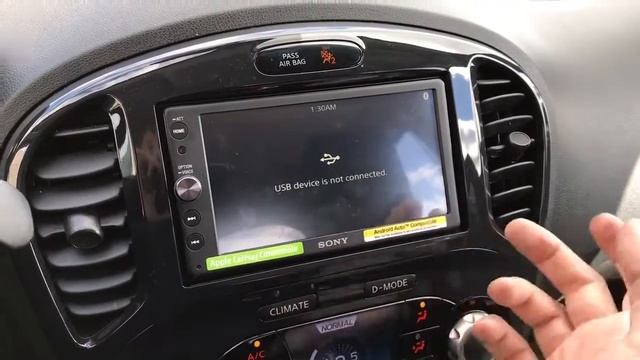 Sony XAV-AX100 Apple CarPlay/Android Auto Head Unit in a 2011 Nissan Juke смотреть онлайн