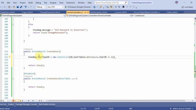 Online Diagnostic System Part 10-A Doctor Profile ASP NET MVC C# C Sharp смотреть онлайн