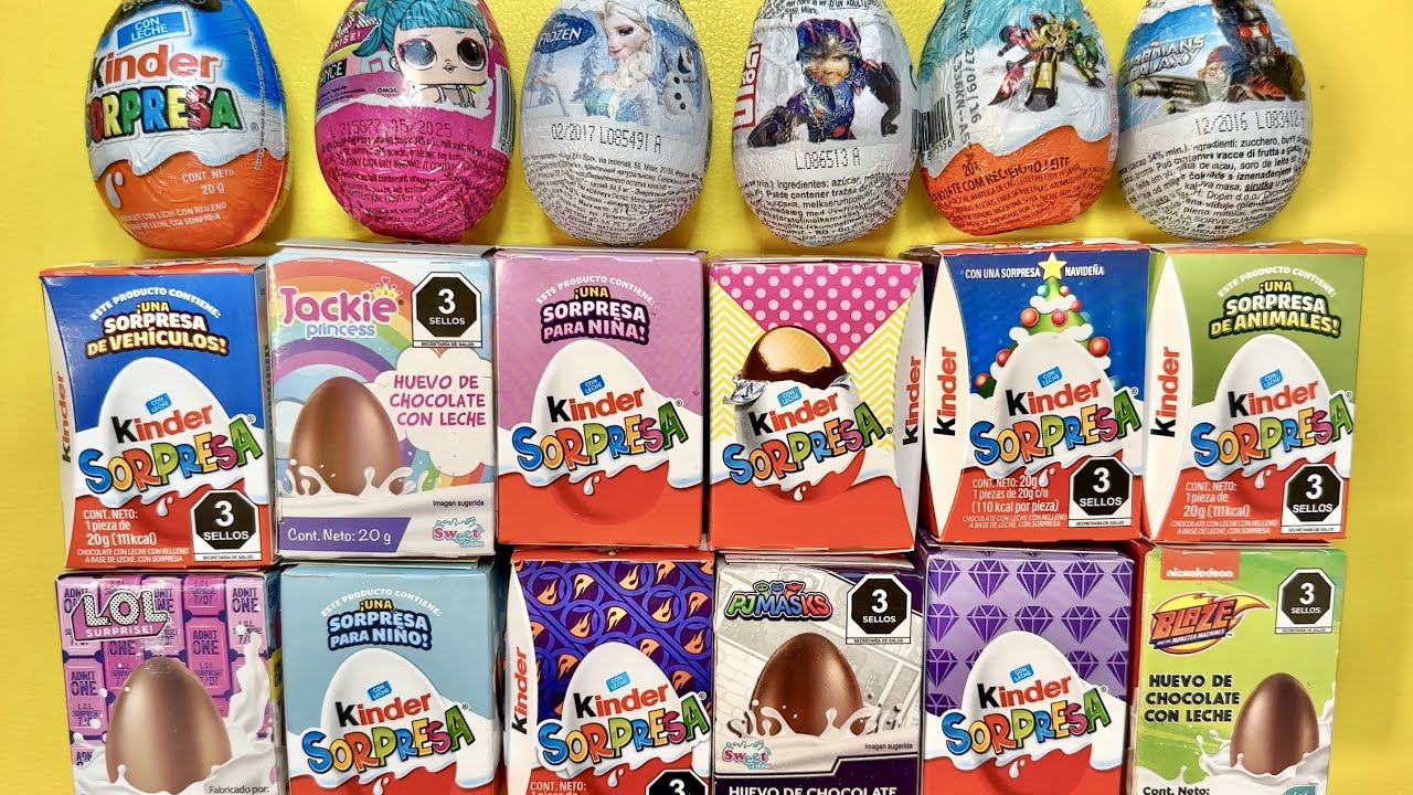 Яйца-сюрпризы Asmr, удовлетворяющее видео распаковки без разговоров смотреть онлайн