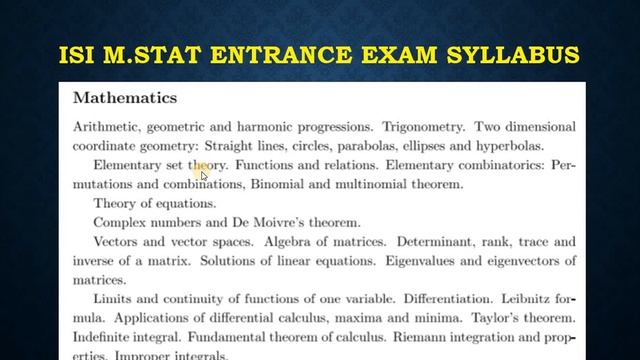 HOW TO CRACK ISI M STAT EXAM , TIPS TRICKS EXAM SYLLABUS PATTERN LAST YEAR PAPERS SOLUTION смотреть онлайн
