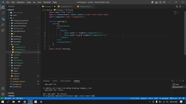 Routing in React Js смотреть онлайн