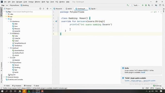 ovverride dalam polymorfisme di kotlinlBahasa Pemrograman 1 смотреть онлайн