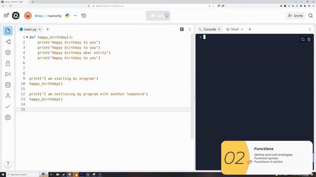 029 functions 1 in Python! Lab with autograder! смотреть онлайн