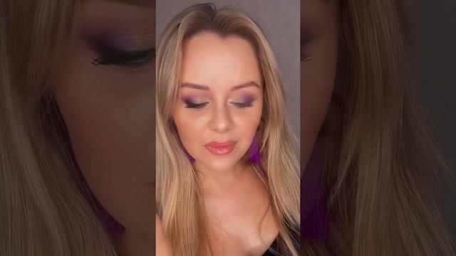 Макияж в фиолетовых тонах смотреть онлайн